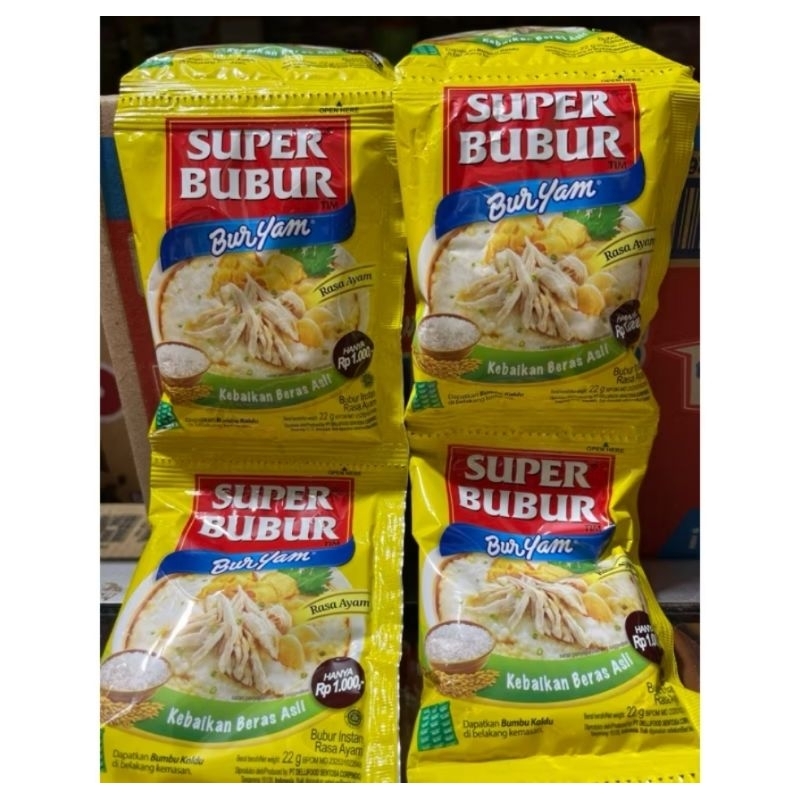 

SUPER BUBUR BURYAM 1000 RENCENG (ISI 10 SACHET)