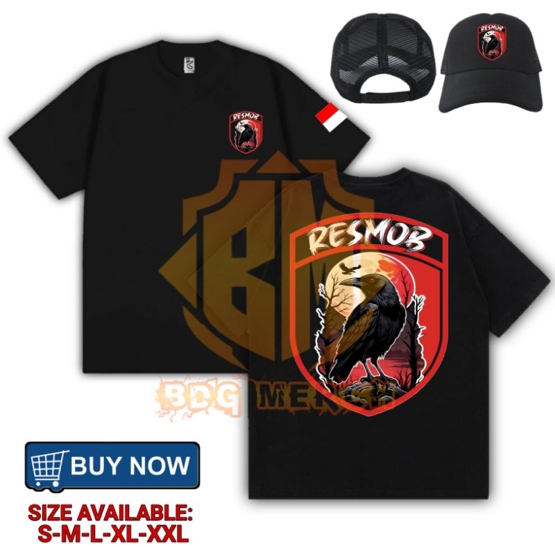 Kaos Resmob Atasan polisi resmob Baju polisi resmob terbaru Tshirt costume