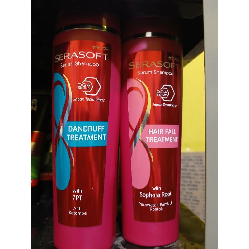 Serasoft Serum Shampoo 170ml Dandruff Treatment ZPT Anti Ketombe