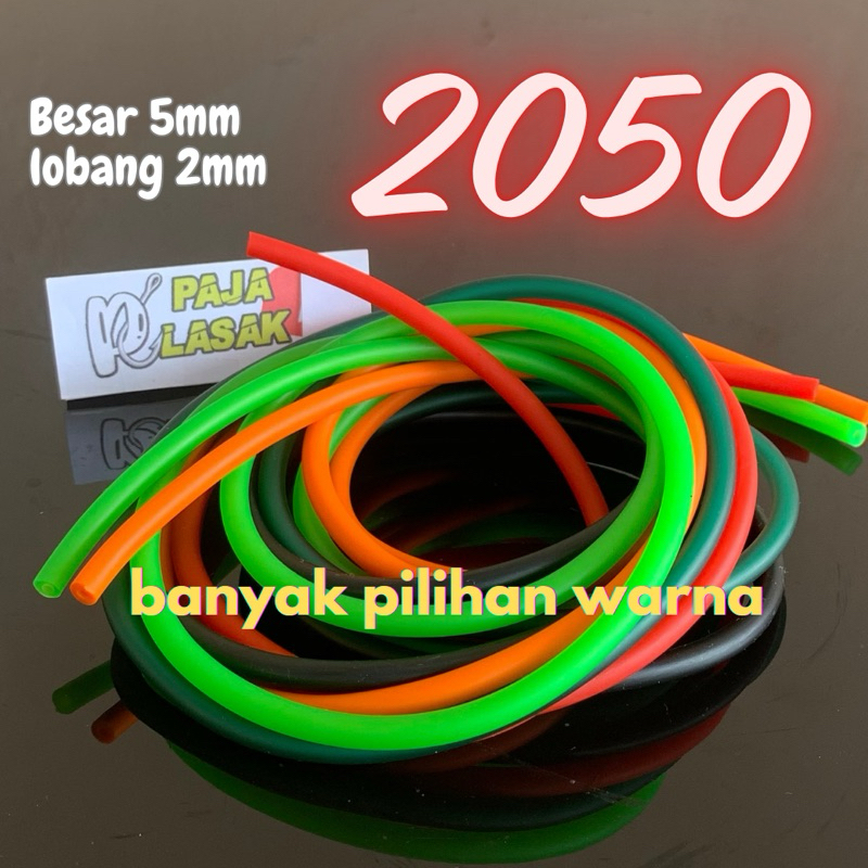 1M Karet 5mm 2050 untuk ketapel panah ikan harga murah meriah kwalitas Grade A