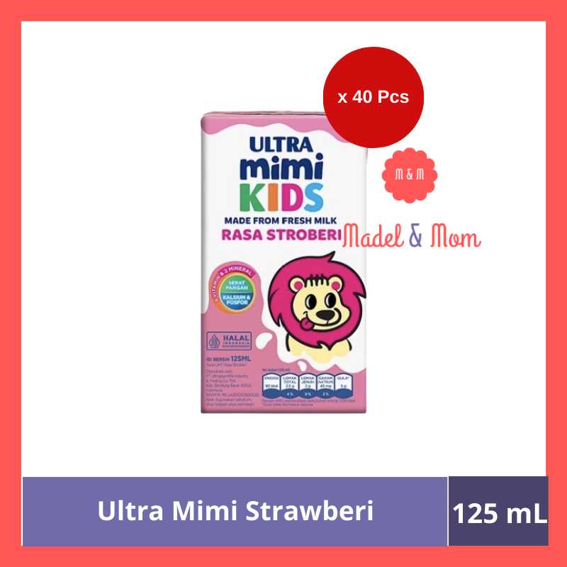 

RB ULTRA MIMI FULL CREAM/ COKLAT/ STRAWBERI 125 ML [1 DUS]