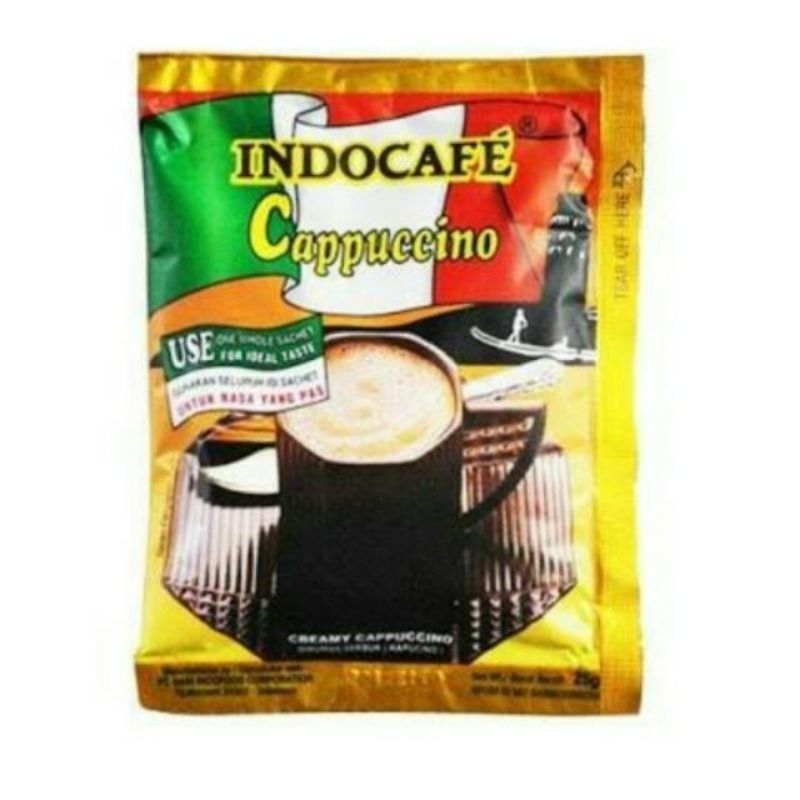 

Kopi Indocafe Cappuccino isi 11 sachet