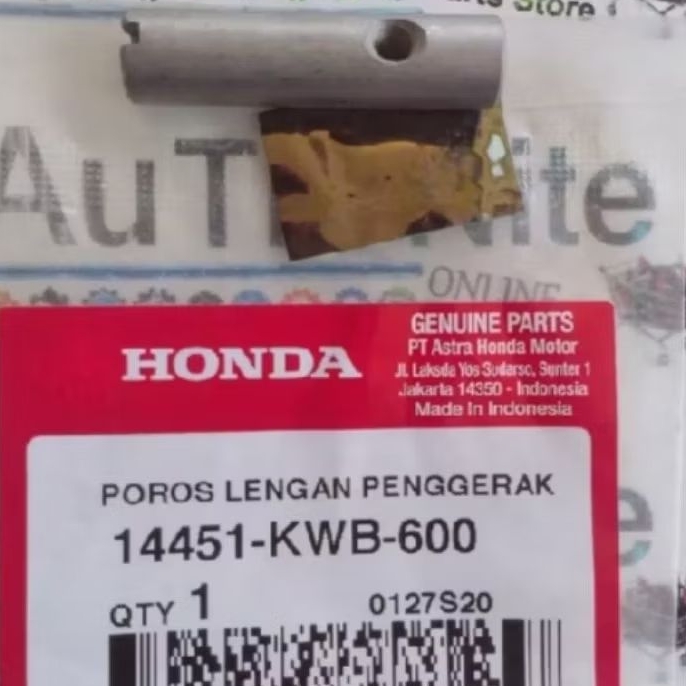 Shaft Rocker Arm Honda Blade 110 Original 14451KWB600