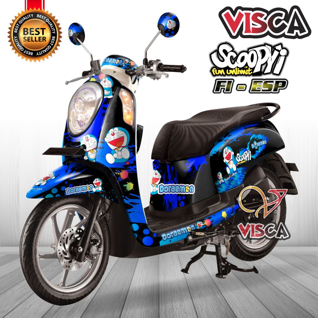 Decal Scoopy Fi 2015 2016 Full Body Stiker Scoopy Fi 2015 2016 Full Body Striping Scoopy Fi 2015 201