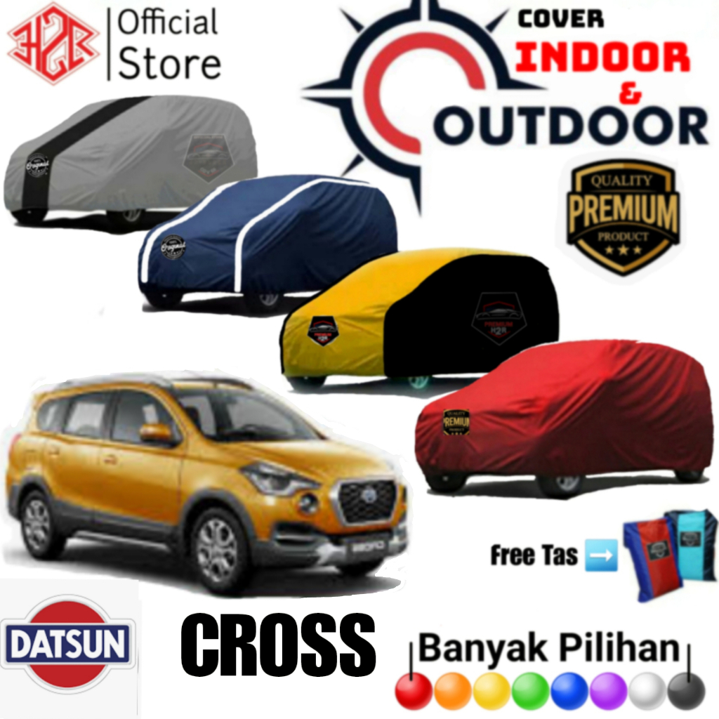Cover Mobil Datsun Cross, Sarung Mobil Datsun Cross, Selimut Mobil Datsun, Polyester PREMIUM