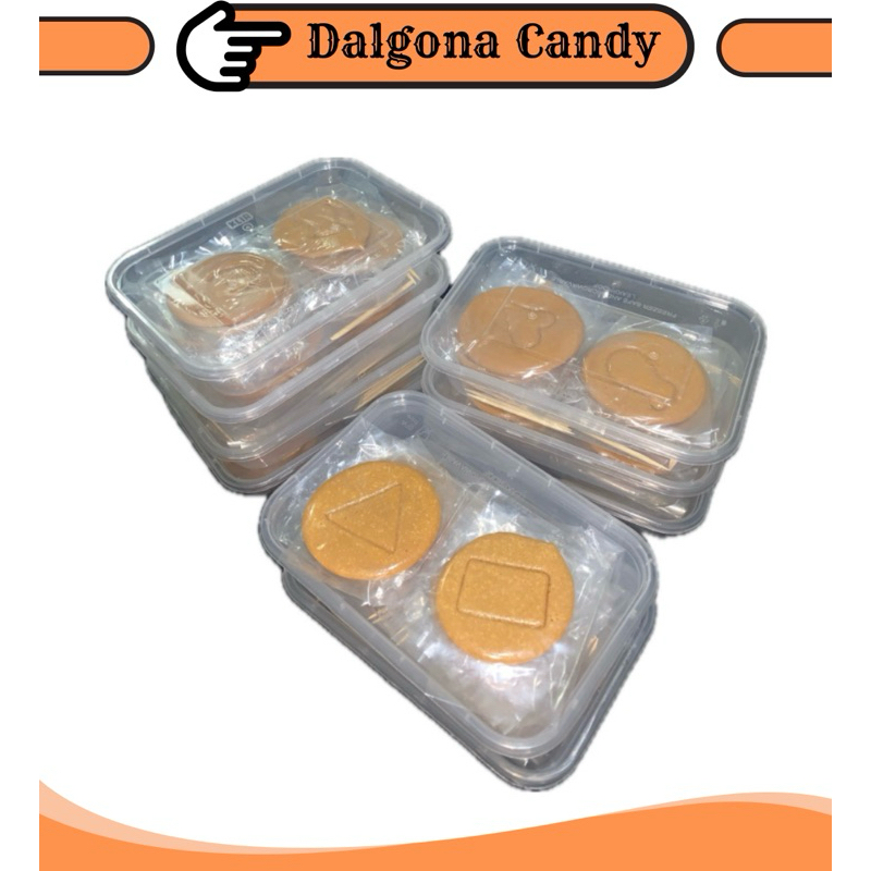

DALGONA CANDY 10PCS / PERMEN SQUID GAME / PERMEN KOREA