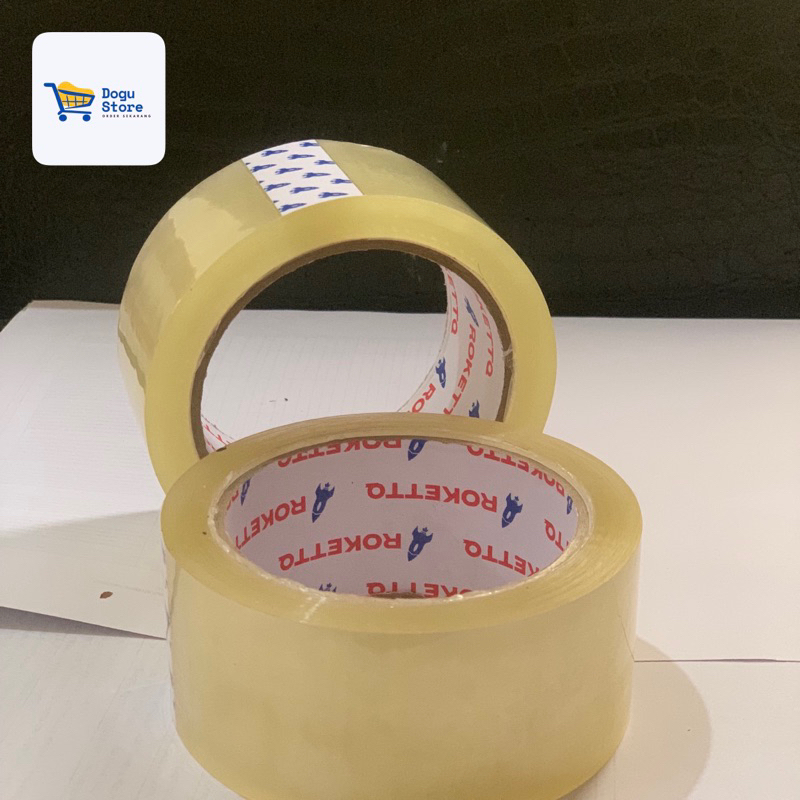 

Lakban Bening-Honey ROKKETQ 45mm X 90 yard