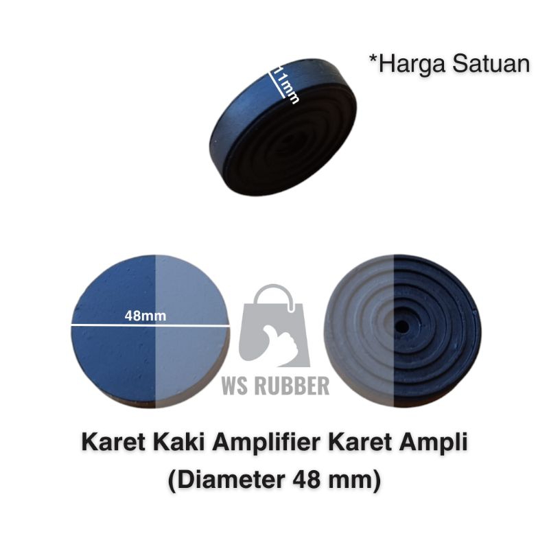Karet Kaki DVD Karet Kaki Box Speaker Diameter 48mm Karet Kaki Amplifier Karet Ampli Kaki Karet Box 