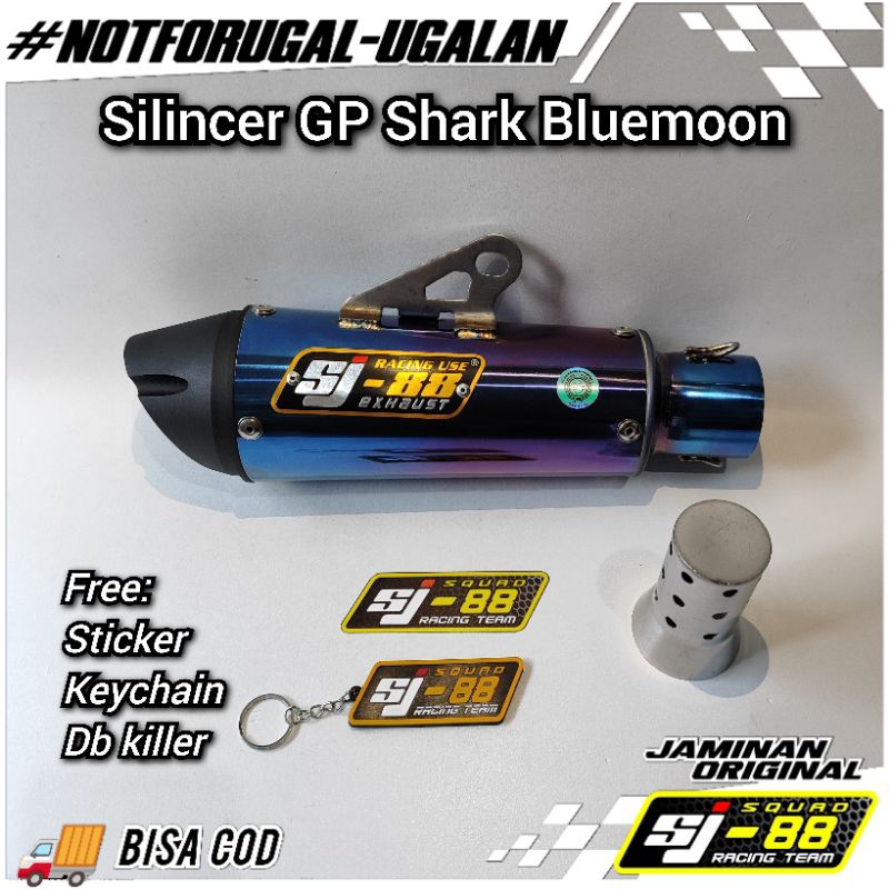 Silincer SJ88 GP Shark J1 Bluemoon