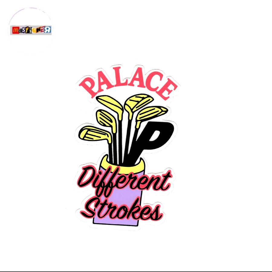 

sticker Palace Skateboards golf different strokes graphic logo diecut stiker