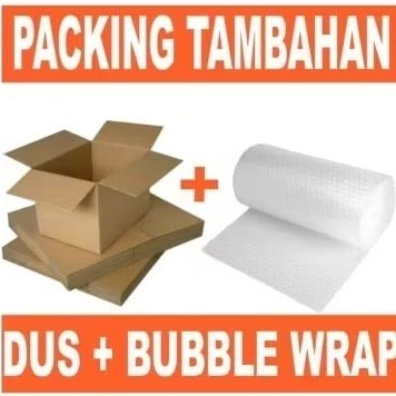 

PACKING TAMBAHAN DUS + BUBBLE WRAP