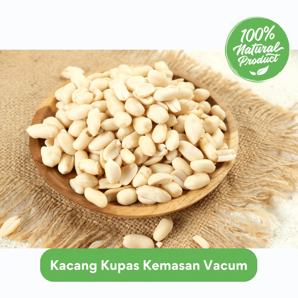 

Kacang Kupas Besar Super Kemasan Vakum 500g