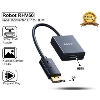 Konverter DP to HDMI Robot RHV50 4K Adapter Converter DP to HDMI