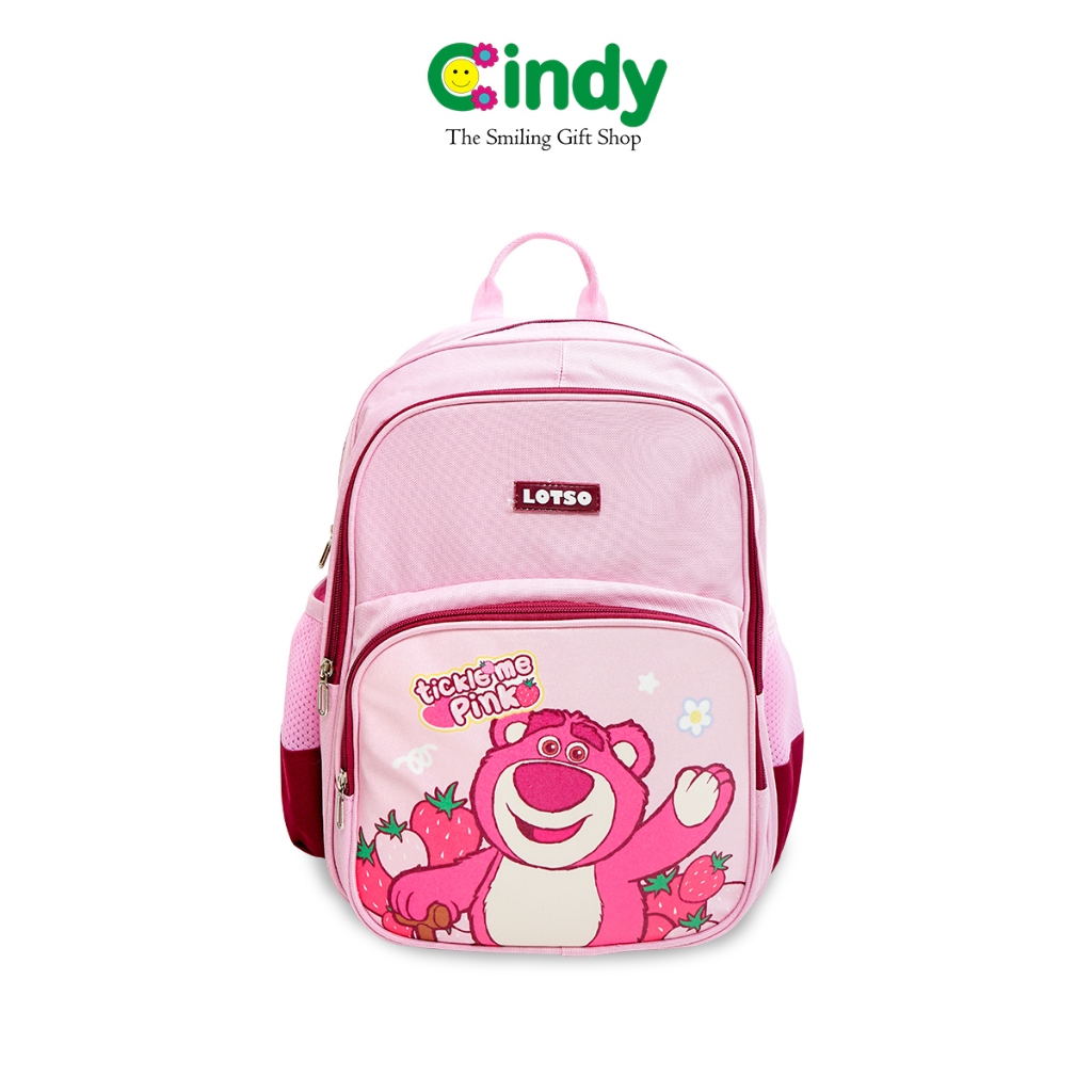 CINDY ORIGINAL DISNEY Tas Ransel Stitch dan Lotso- Tas Disney Backpack Stich dan Lotso 14inch - CTR1