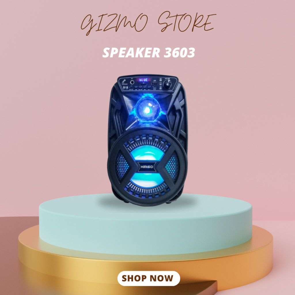 Speaker QS 3603 Bluetooth Portable Free Mic