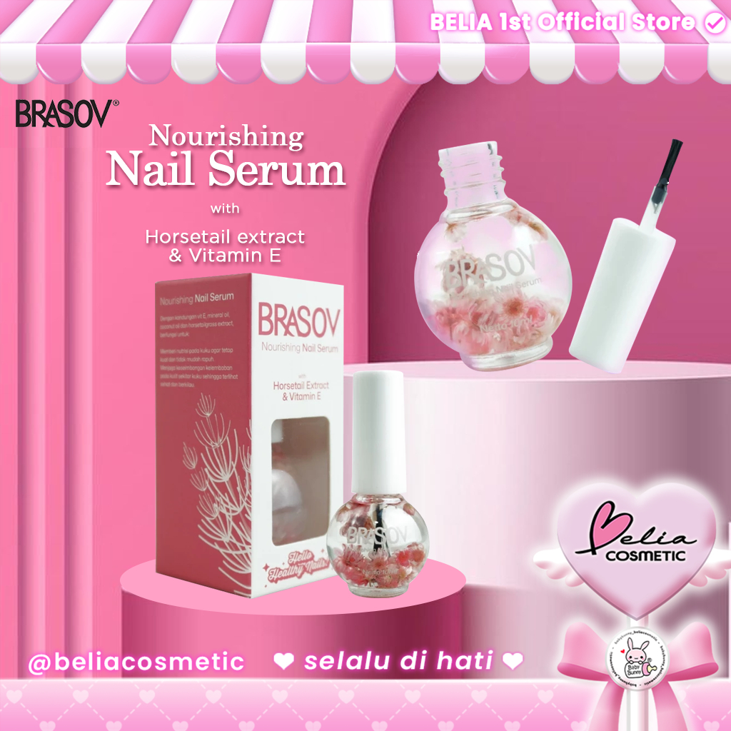 ❤ BELIA ❤ BRASOV Nourishing Nail Serum 10 ML Perawatan Kuku | Serum Kuku