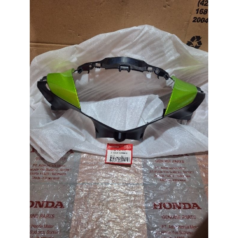 cover batok lampu depan honda supra x125 helm in original ahm honda 53205-KYZ-900zd hijau