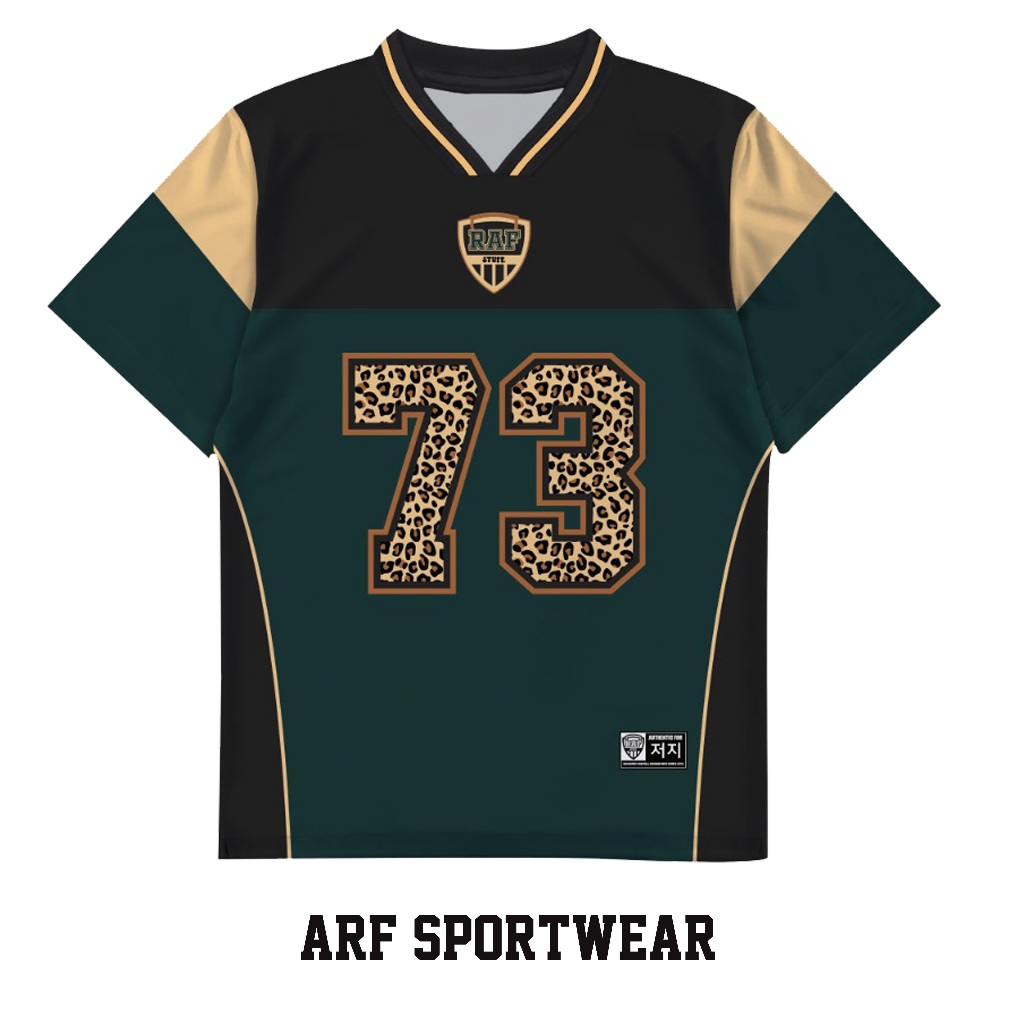 Jersey Wanita Hijau Hitam FWRD 73 | Baju Olahraga Casual Unisex | Jersey Rugby Hockey Sport