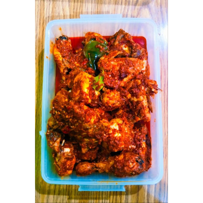 

Bumbu raos Ayam balado berat 500gr kemasan vakum