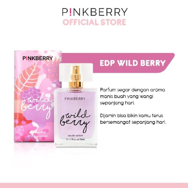 PinkBerry Eau De Parfume 50ml-Pinkberry Wild Blush-Pinkberry Wild Berry-Pinkberry Wild Dream