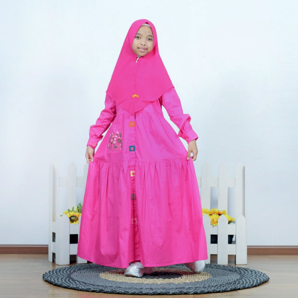 Gamis Anak ABR - Jihan Dress - 324 - Gamis Anak Perempuan - Gamis Anak Lucu - Nyaman & Stylist