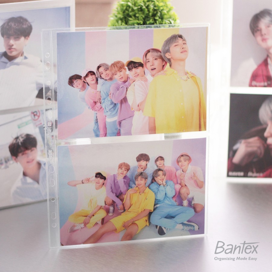 

Bantex Collector Pocket A4 Photocard 2P Clear #2151 (5 Sheets)