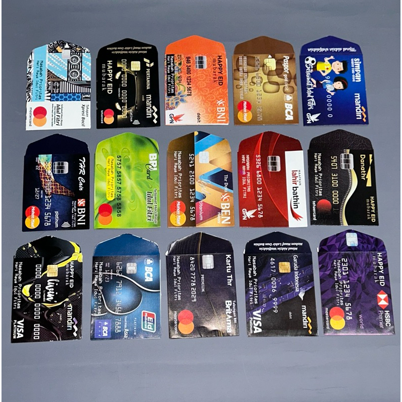 

Amplop Lebaran ATM Medium 2025 10pcs | Amplop ATM | Amplop Unik | Amplop Lebaran