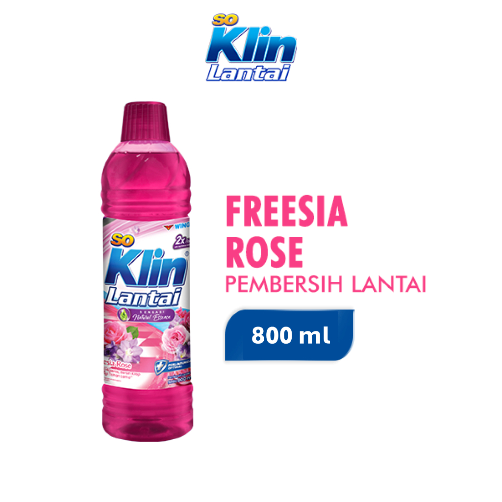 So Klin Pembersih Lantai Merah Botol 800ml