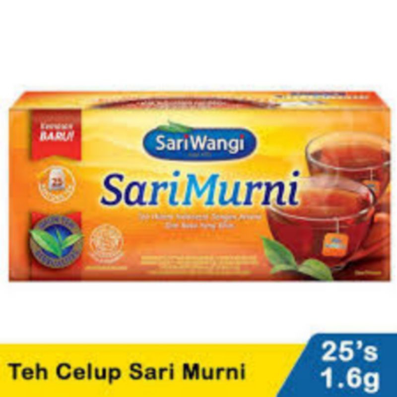 

TEH CELUP SARIMURNI TB25 KEMASAN KOYAK SARI MURNI