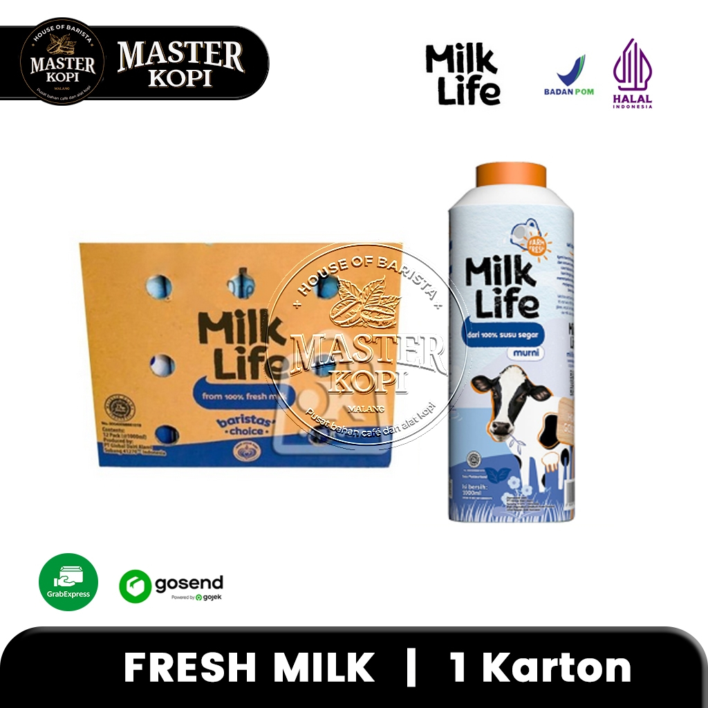 

Susu Milk Life Fresh Milk Barista Choice 1L (1 Karton) KHUSUS INSTANT