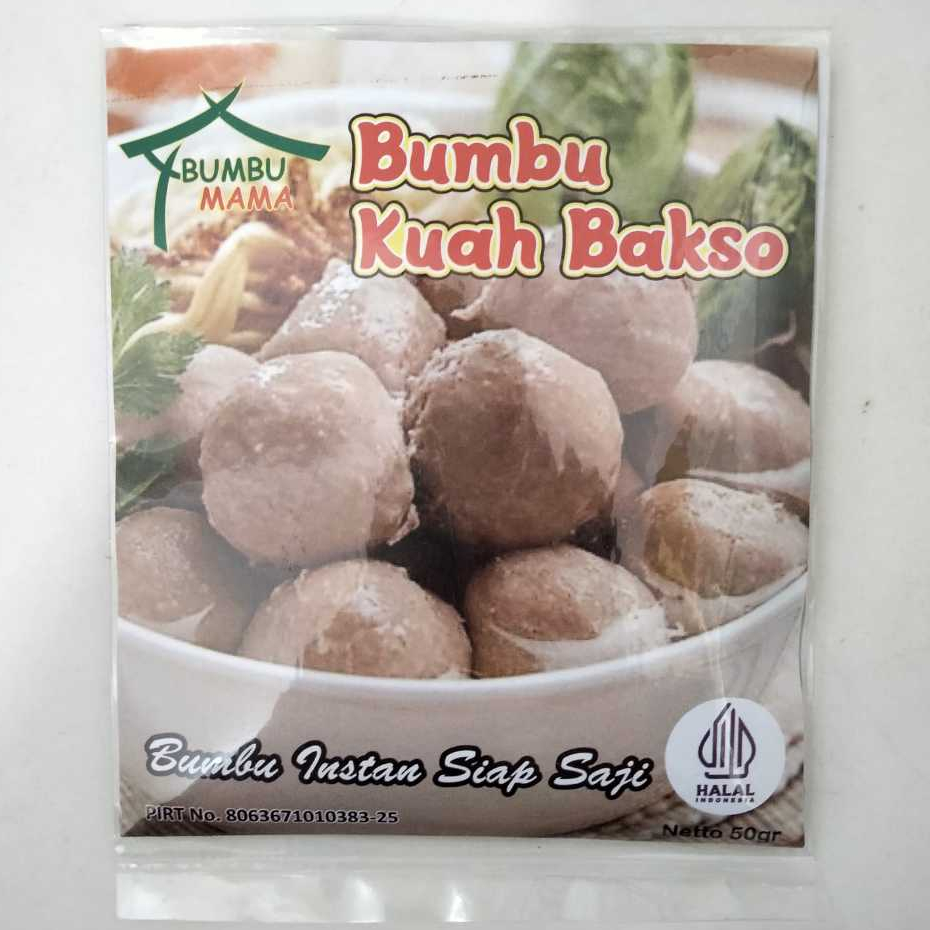 

Bumbu Mama Kuah Bakso 50g - Bumbu Instan Siap Saji