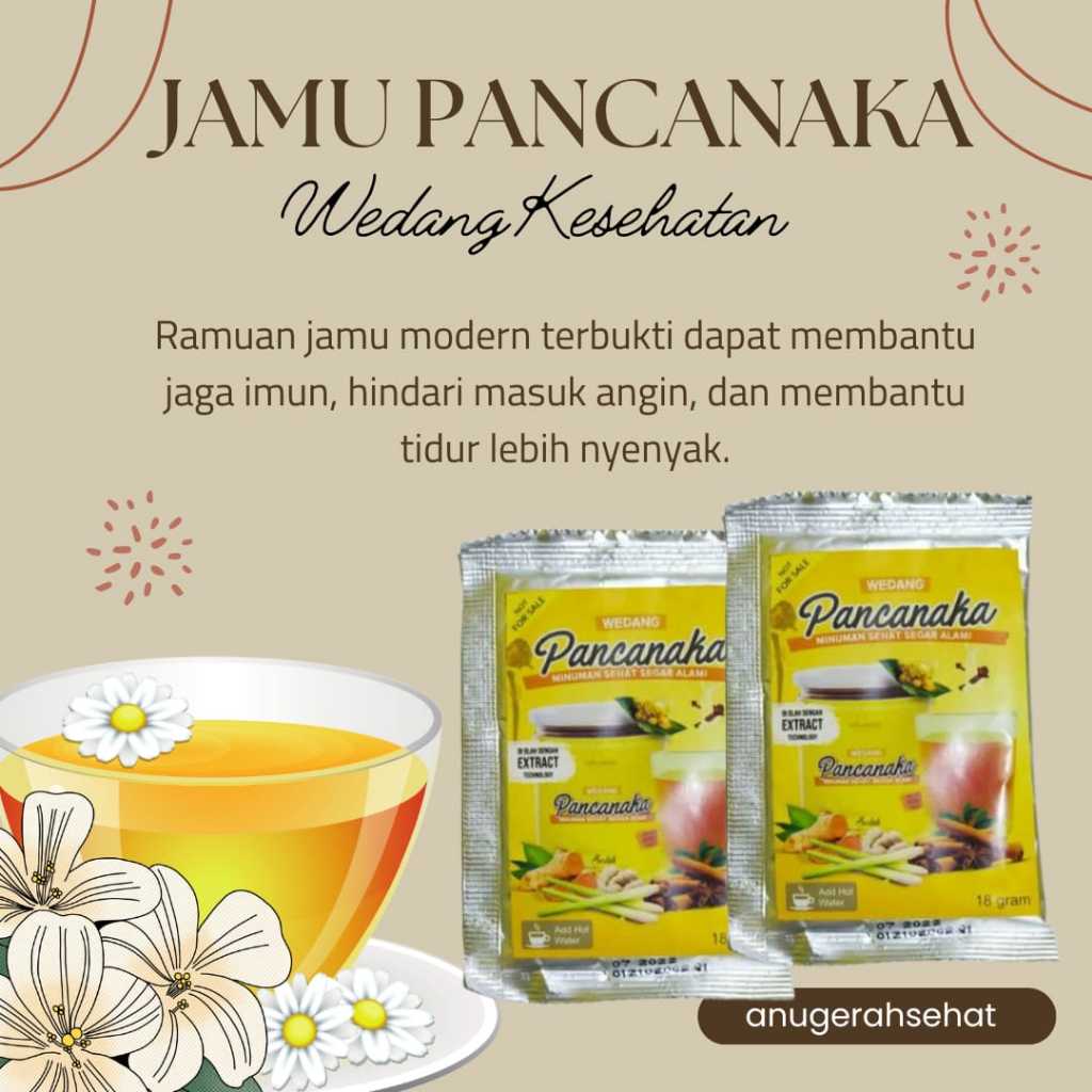 

Wedang Pancanaka Minuman Kesehatan