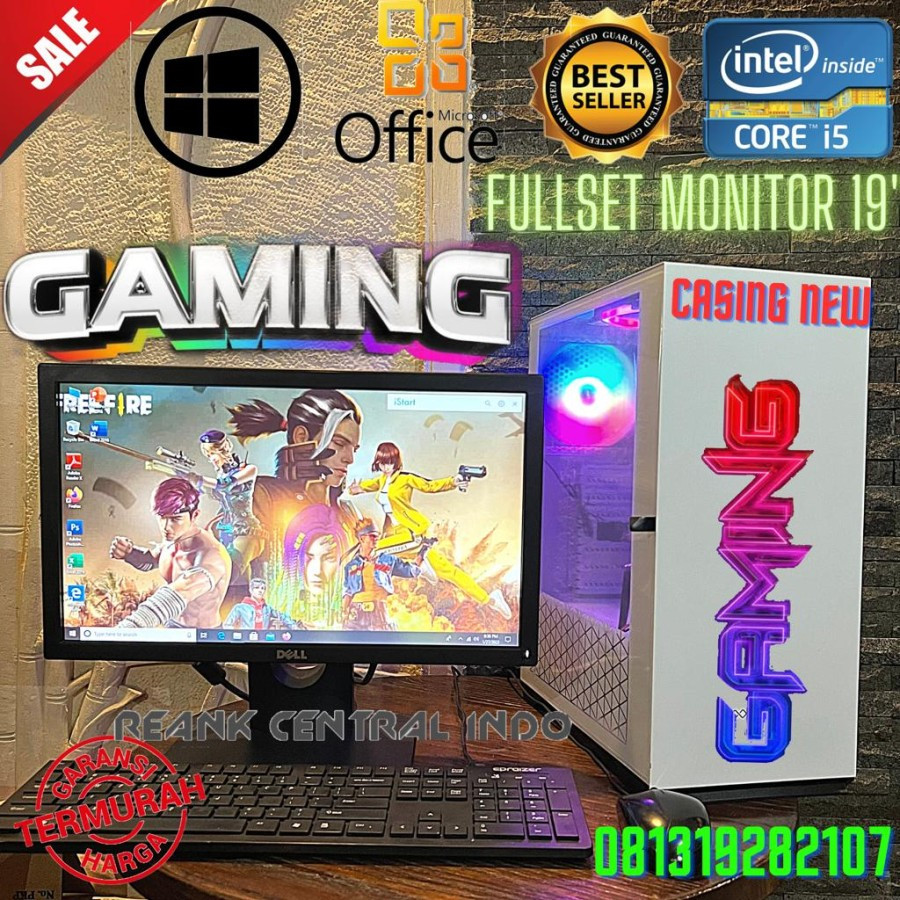 pc gaming fullset bergaransi
