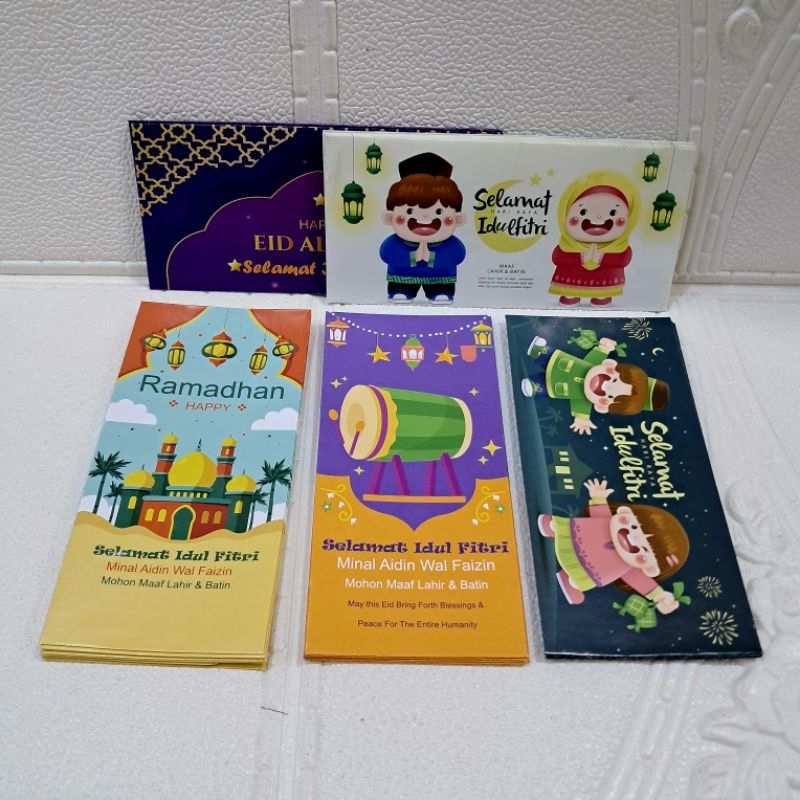 

[ 50 LEMBAR ] ANGPAU AMPLOP LEBARAN IDUL FITRI UKURAN PANJANG KARAKTER MASJID, BEDUG, ANAK² MUSLIM, DAN MOTIF LAINYA KEMASAN MIKA