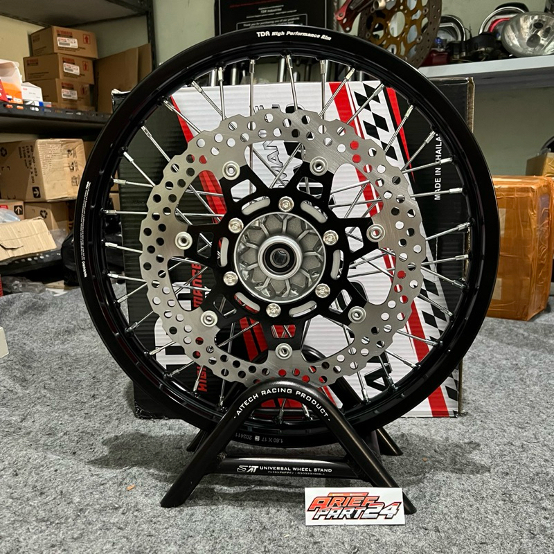 paket velg set depan klx dtracker velg Tdr 160-17 set pnp cb gl mp tiger /shock /ninja