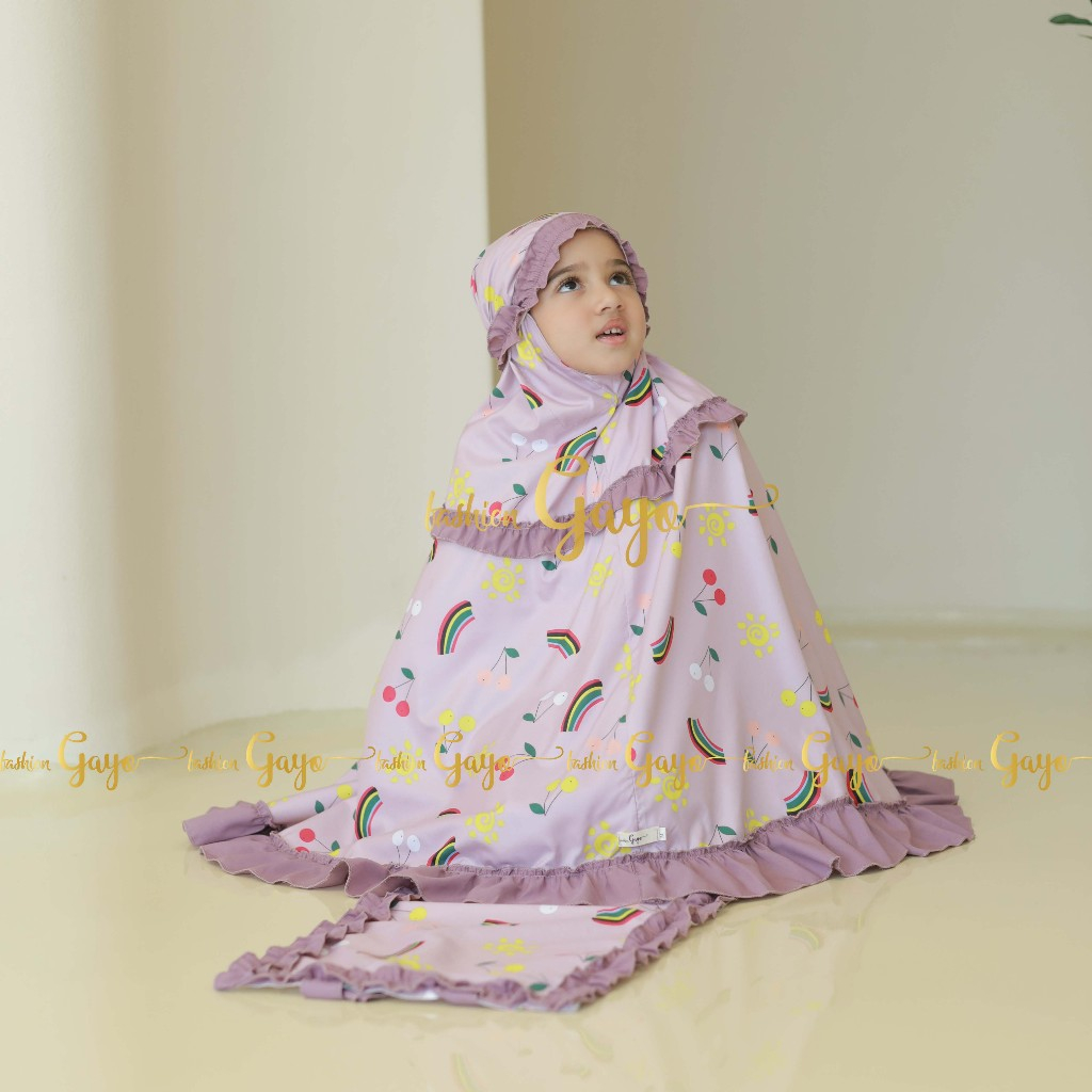 Nukena Branded Mujena Kid`S Kekinian Ansk Premium Rukuh Viral 2026 Rukuh Anakk Cantik Dan Lucu Muken