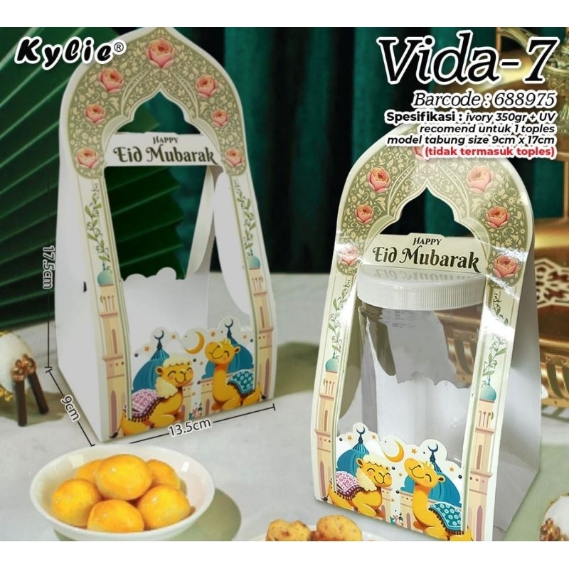 

BOX KARDUS KUE LEBARAN IDUL FITRI - VIDA 7