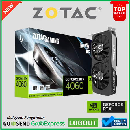 VGA ZOTAC RTX 4060 8GB Twin Edge ZOTAC Gaming RTX 4060 GDDR6
