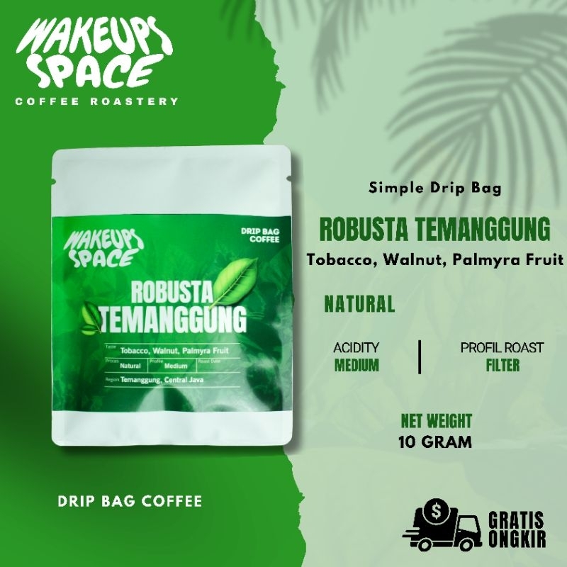 

Drip Bag Coffee Filter Robusta Temanggung Premium
