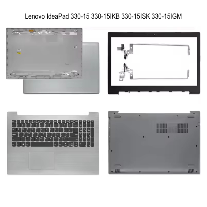Casing Lenovo IdeaPad 330-15 330-15IKB 330-15ISK 330-15IGM LCD BACK COVER LCD FRAME PALMREST BOTTOM 