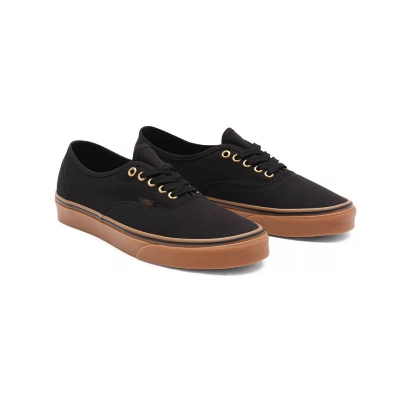 Vans Authentic Black Rubber Gum Original