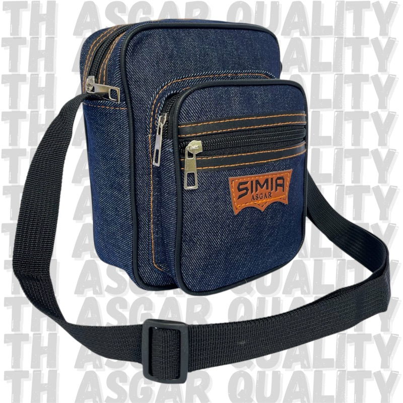 Tas Selempang Jeans Tas Pria Wanita Tas Slingbag Beapack