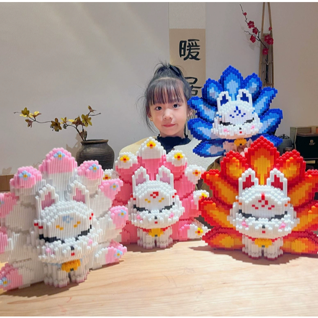 SERBA SERBI- Bricks Nano Block Kartun Jumbo Mainan Balok Susun Besar 3D Micro Block Mikro Blok Nine 