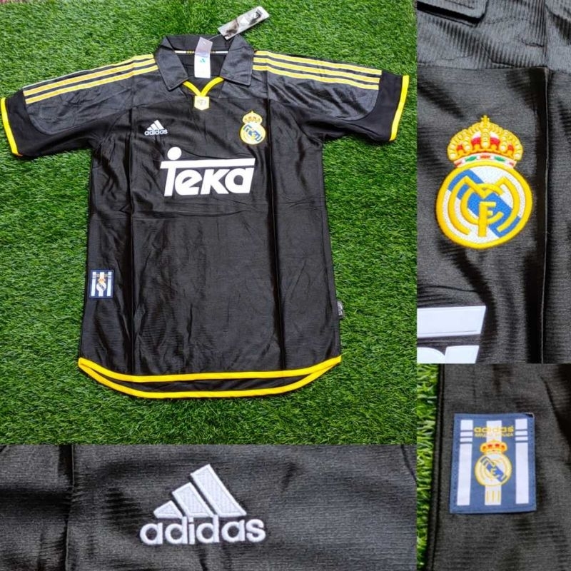 JERSEY - RETRO VINTAGE MADRID AWAY 1998/1999 GRADE ORI HIGH QUALITY CLASSIC