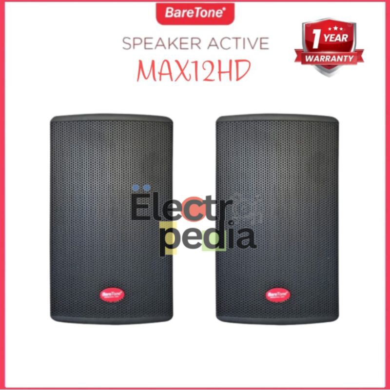 Speaker Aktif BareTone MAX12HD | Speaker Aktif 12 inch - USB