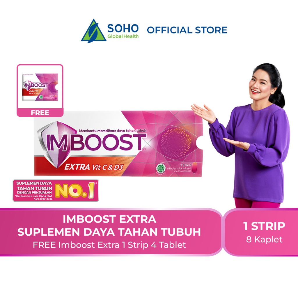 Imboost Extra Tablet 1 Strip @8 Tabs Get 1 Strip Imboost Extra @4 Tabs