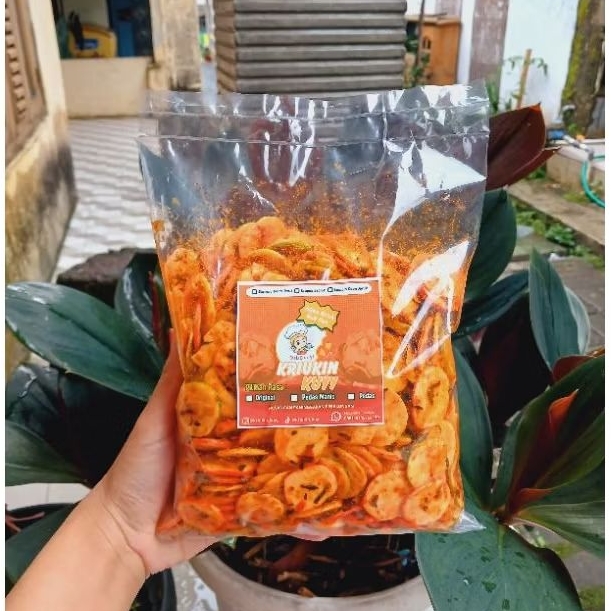 

SNACK MASA KINI/JAJAN KRIUK/KRUPUK SEBLAK 300GR