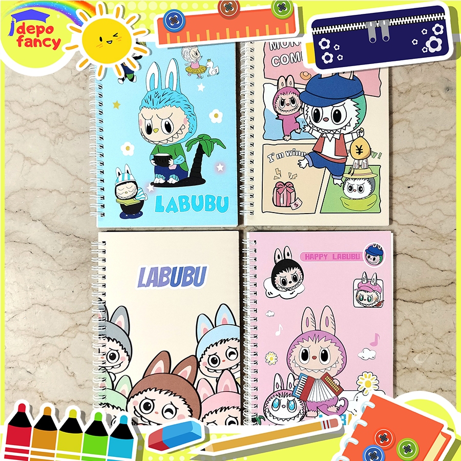 

Buku Spiral A5 WZ-6525-4160 lembar / Buku Tulis / Book Spiral / Buku Sekolah / Buku