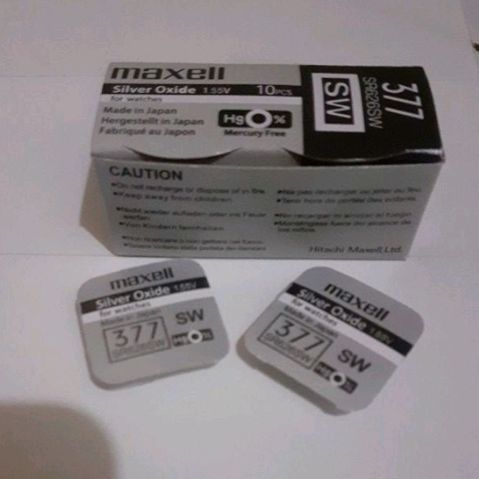 Baterai Jam Tangan Maxell 377 626 SR626SW SR626 626SW