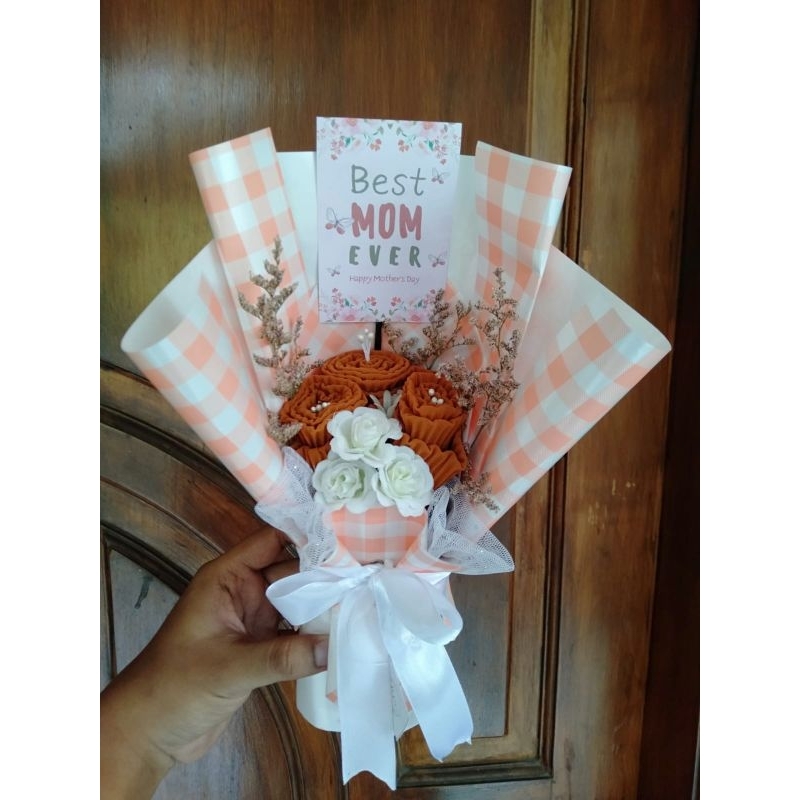 Buket Hijab / Buket Hijab Pashmina Plisket / Buket Hijab Custom / Buket Kerudung / Hadiah Hijab